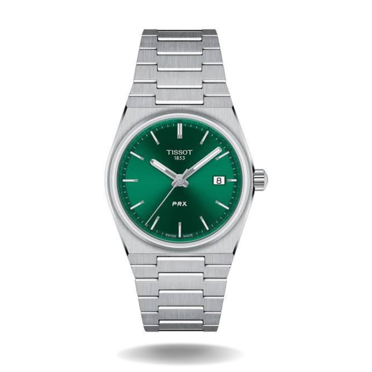 Tissot PRX Quartz Green Dial SS Men's Watch