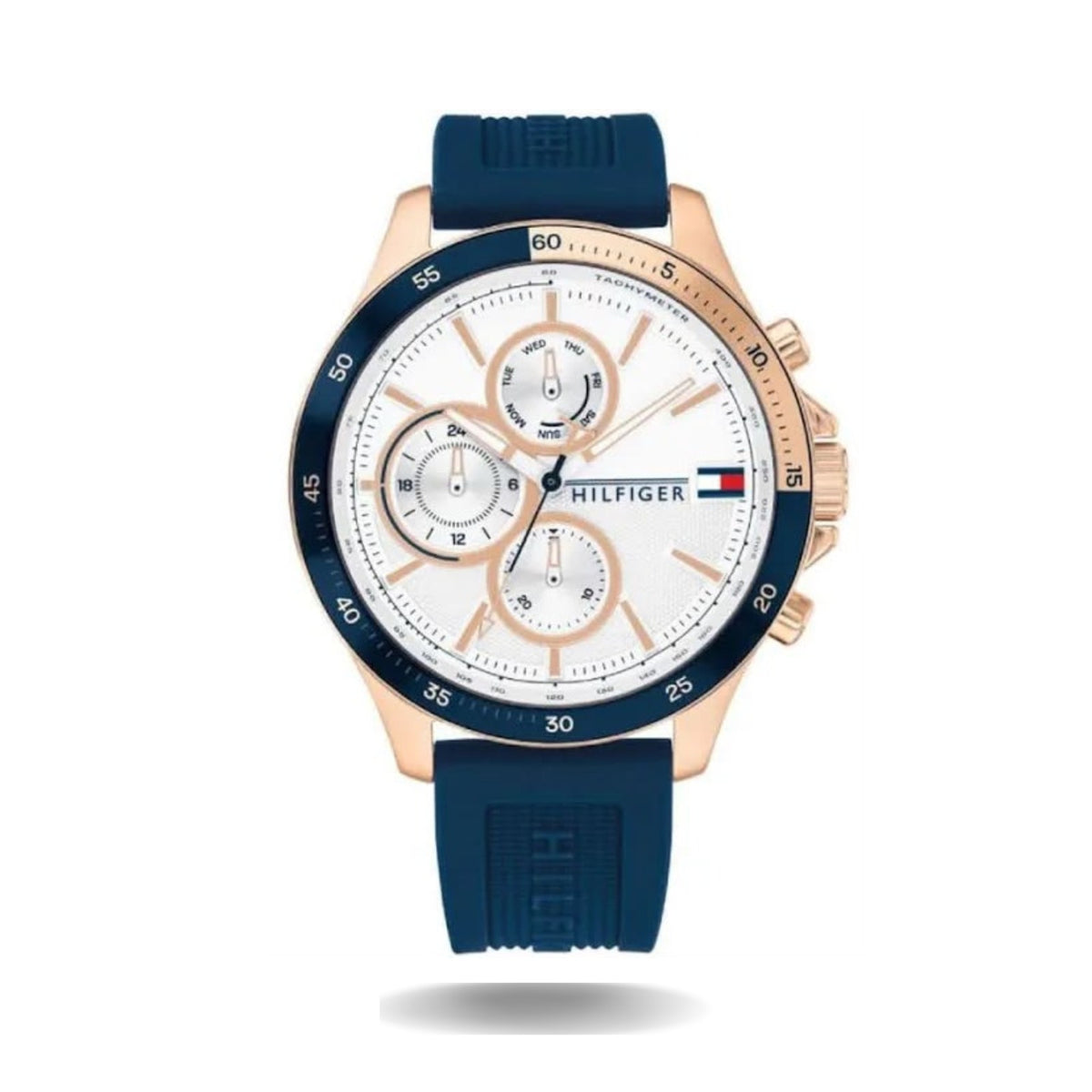 TOMMY HILFIGER Men's Rubber Chronograph Watch