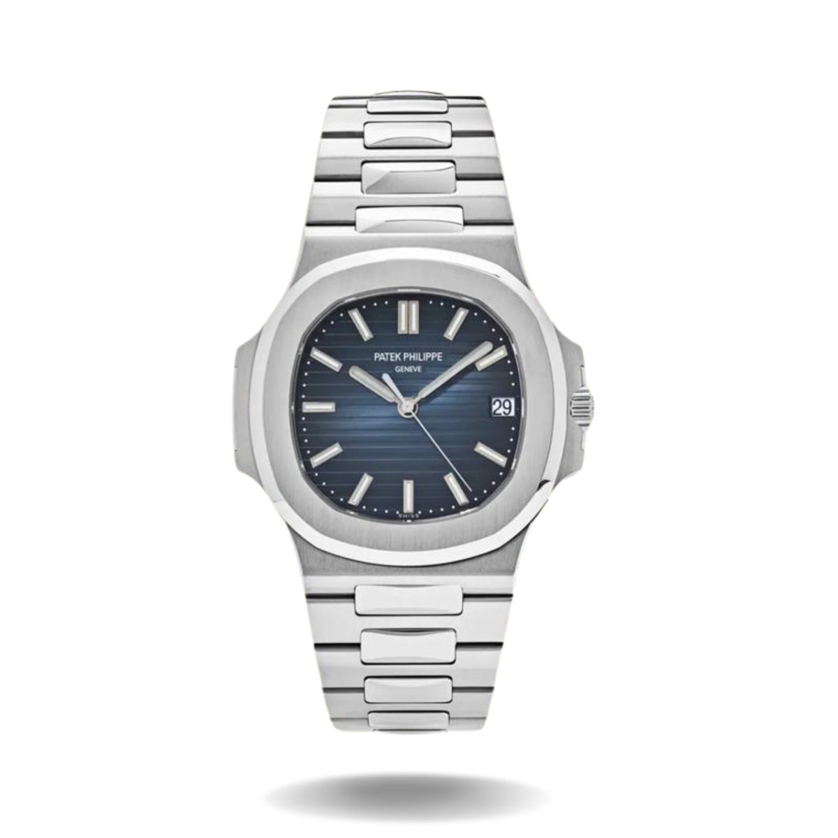 Patek Phillipe Naut Mod Steel Navy Dial