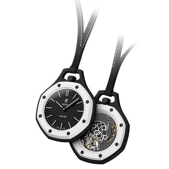 Audemars Piguet x Swatch Royal Pop OCHO NEGRO Unisex Watch Black Dial