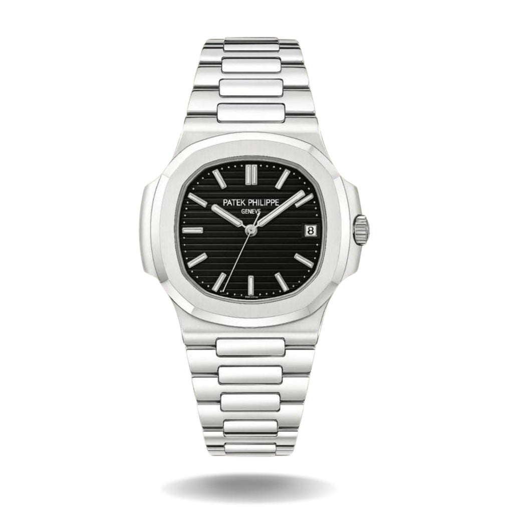 Patek Phillipe Naut Mod Steel Black DiaL