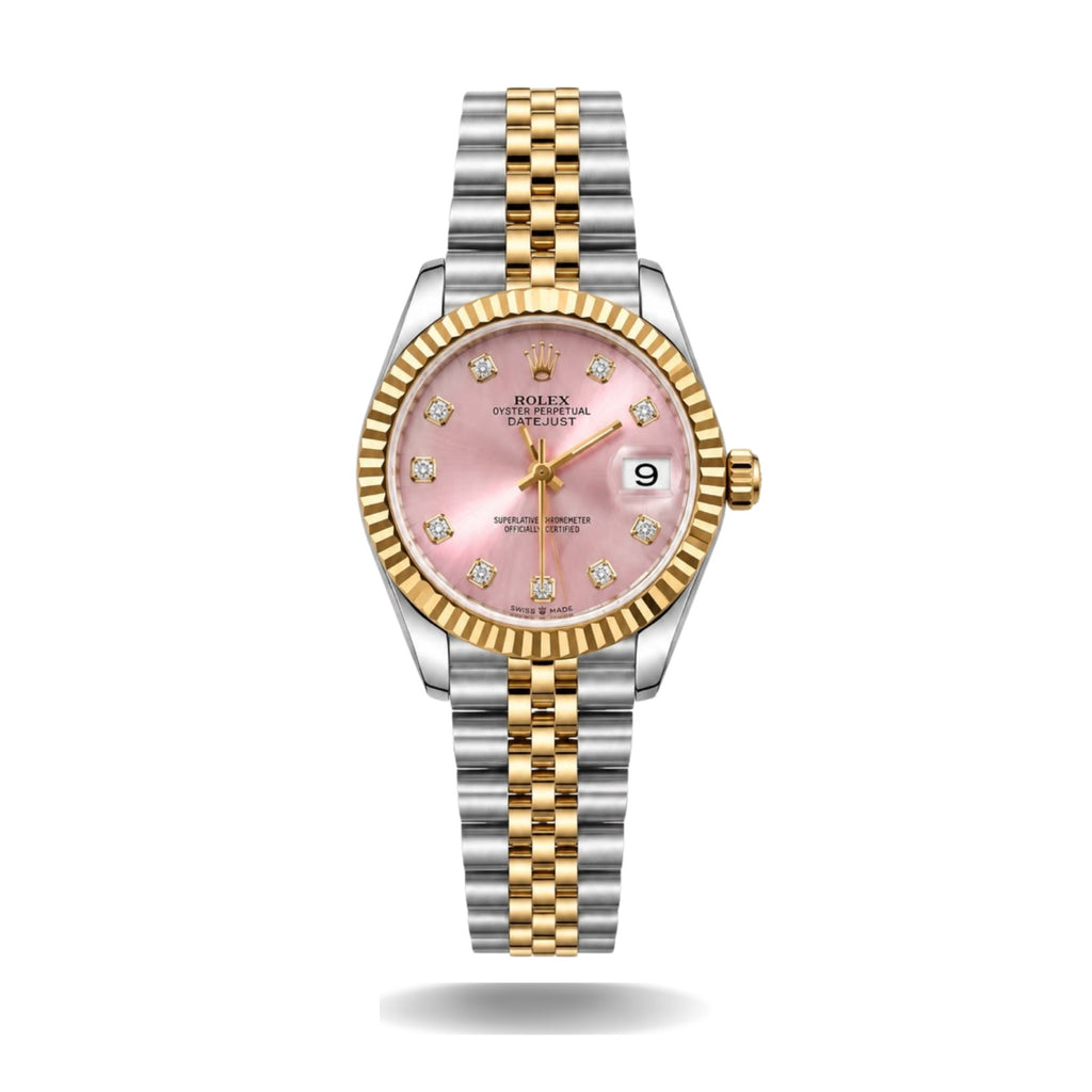 Rolex Lady Datejust  Stainless Steel Ladies Watch Pink