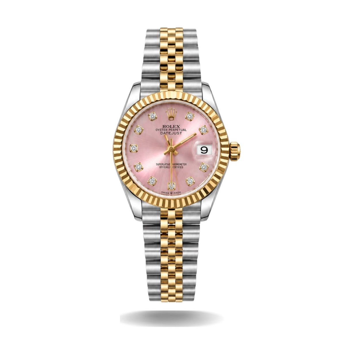 Rolex Lady Datejust  Stainless Steel Ladies Watch Pink