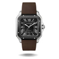 SANTOS DE CARTIER WATCH BROWN