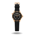 New Omega Seamaster Diver  Automatic Black Men's Watch Rubber