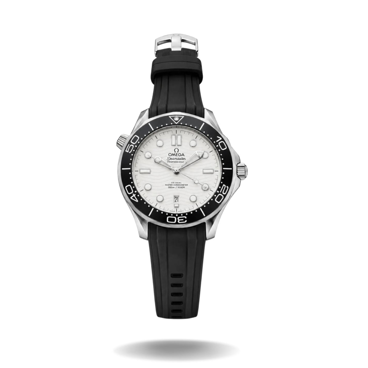 New Omega Seamaster Diver Automatic Black Men's Watch Rubber