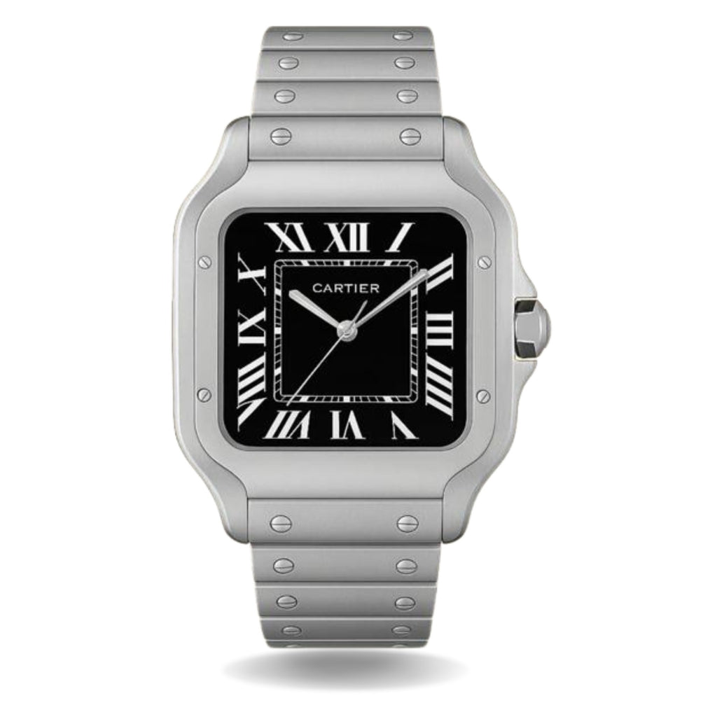 SANTOS DE CARTIER WATCH Black Dial