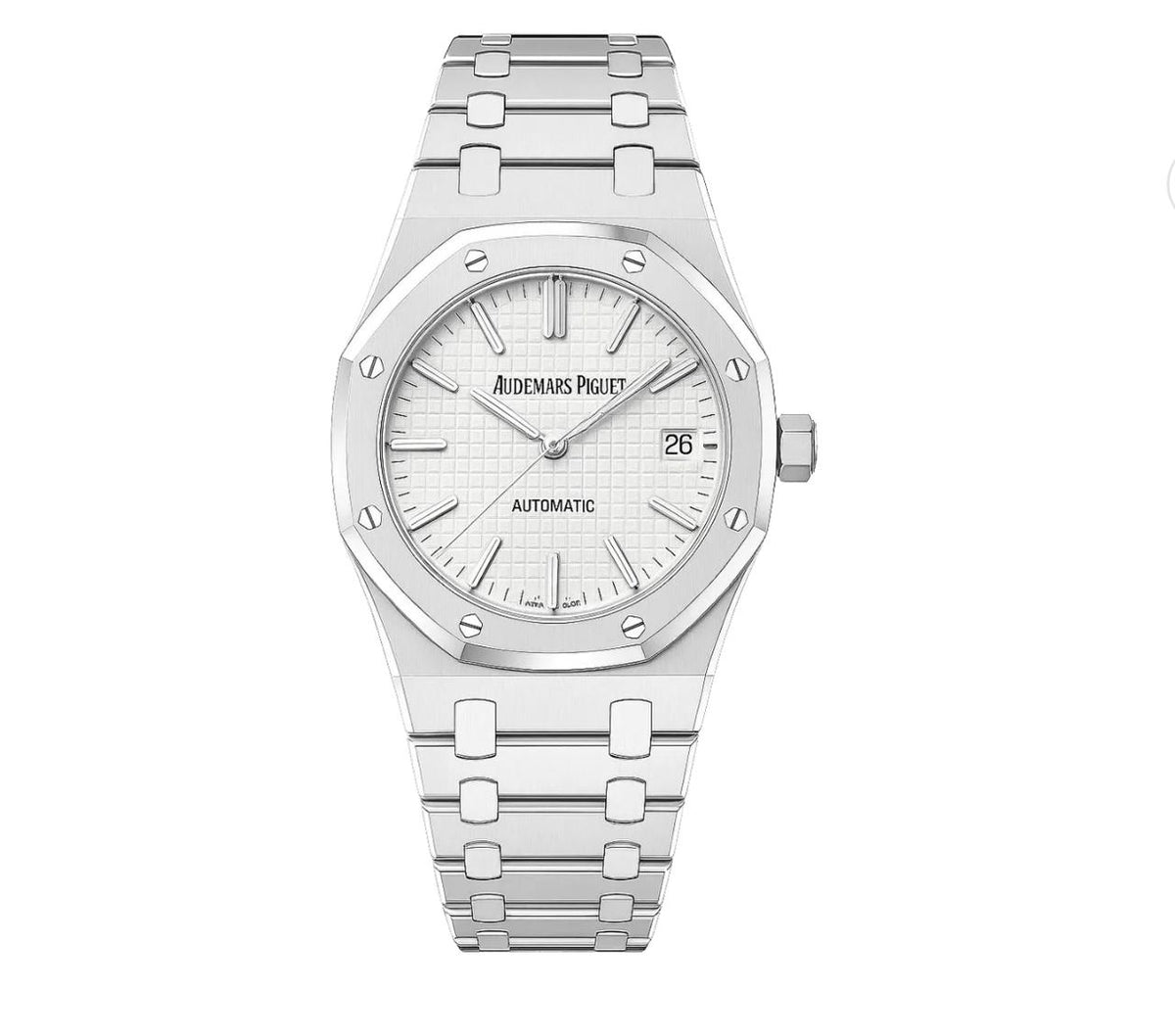 AUDEMARS PIGUET ROYAL OAK  WHITE DIAL