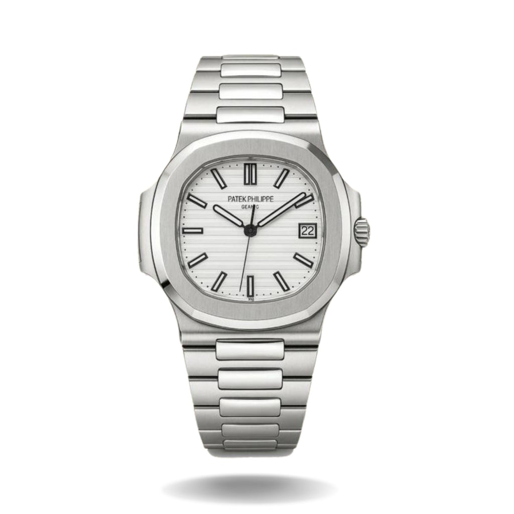 Patek Phillipe Naut Mod Steel White Dial