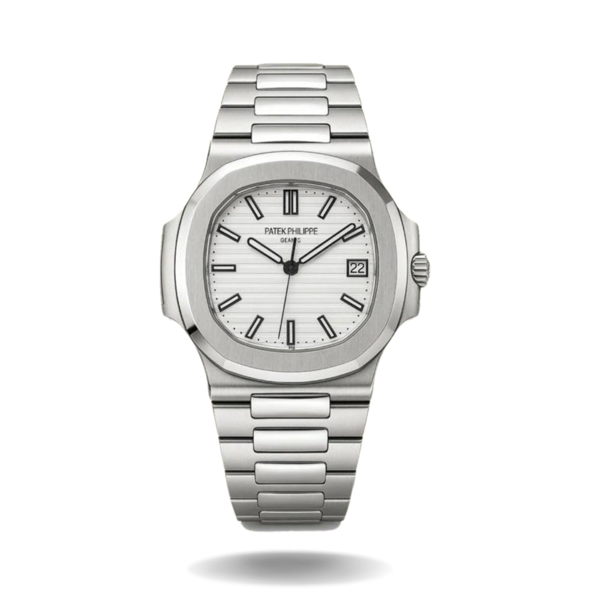 Patek Phillipe Naut Mod Steel White Dial