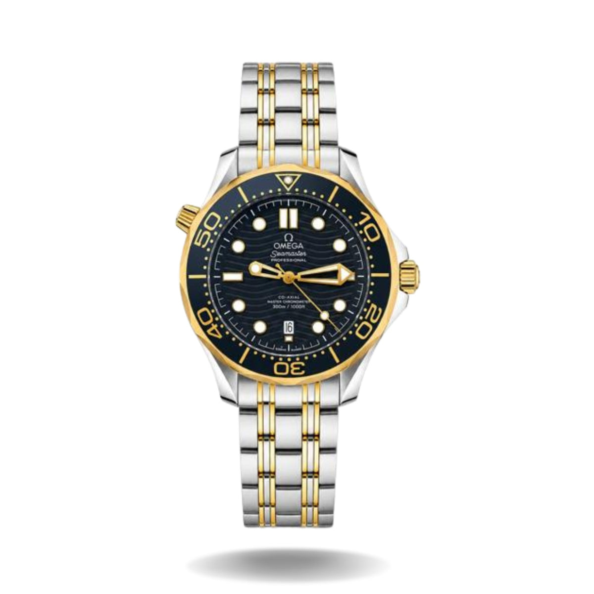 OMEGA Seamaster Master Diver  Chronometer  Black Gold Dial Watch