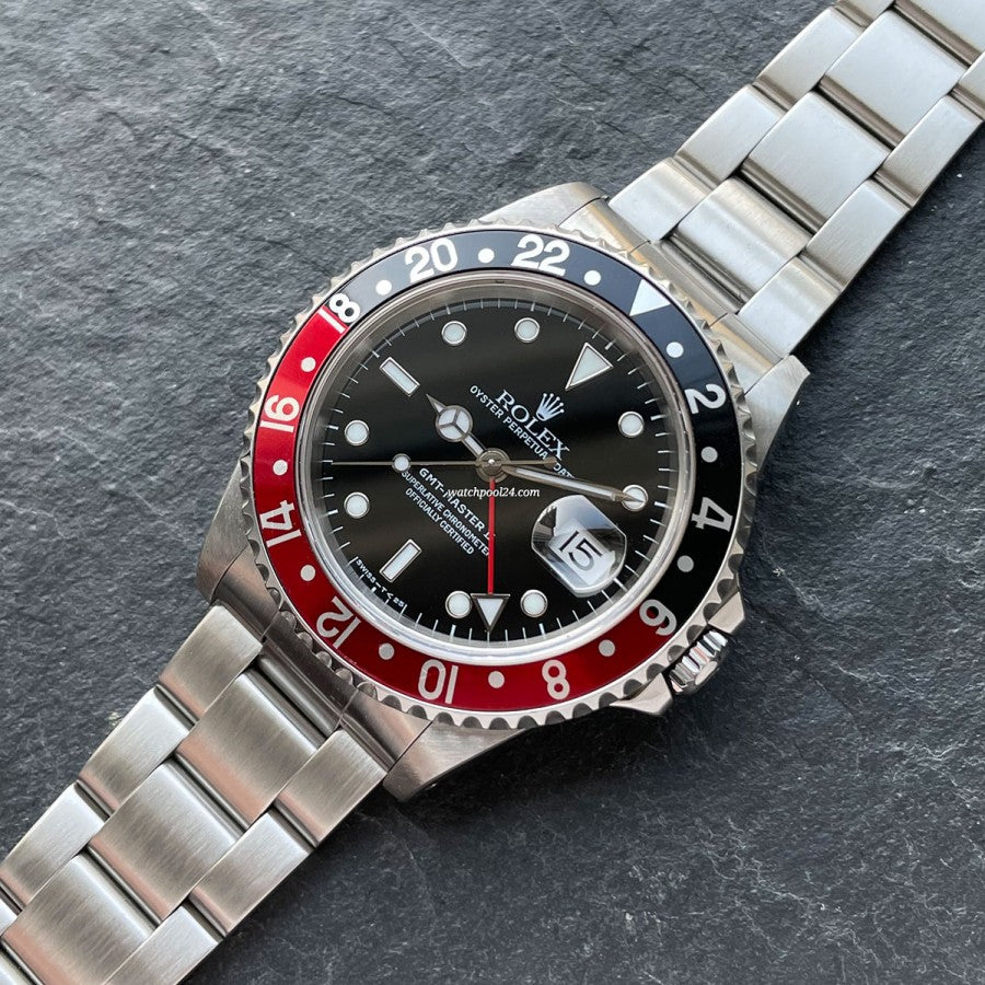 Rolex 16710A GMT-Master II "Coke" SS Black Dial