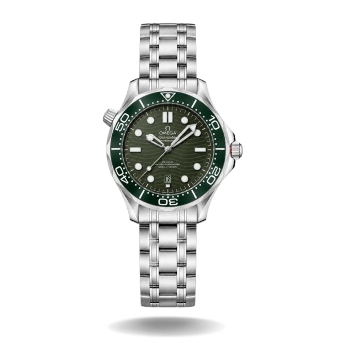 OMEGA Stainless Steel Seamaster Green Diver Chronometer Mens Watch