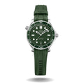 New Omega Seamaster Automatic Olive Men's Watch