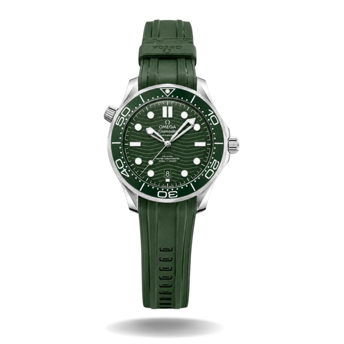 New Omega Seamaster Automatic Olive Men's Watch
