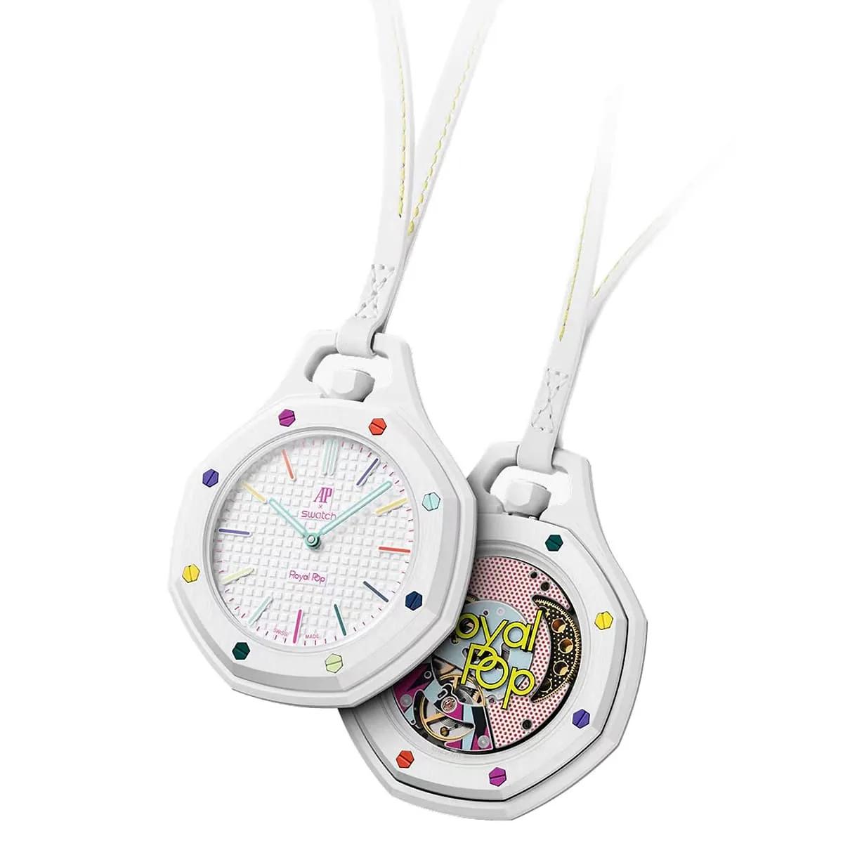 Swatch x Audemars Piguet AP Bioceramic Royal Pop Huit Blanc White Dial Unisex