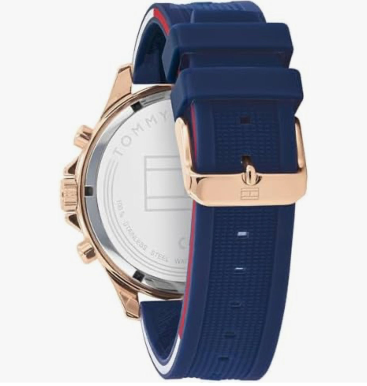 TOMMY HILFIGER Men's Rubber Chronograph Watch