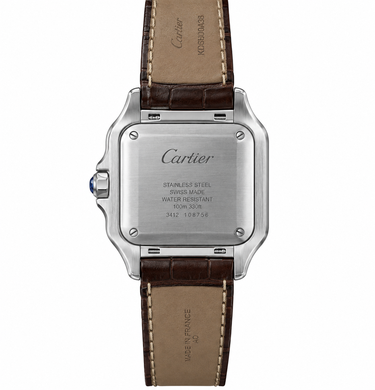 SANTOS DE CARTIER WATCH Leather