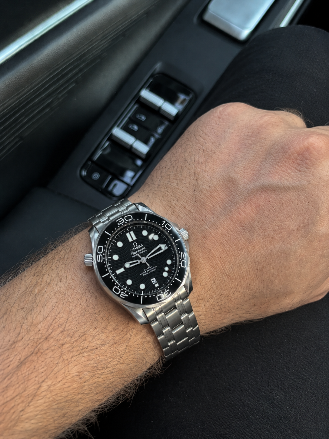 OMEGA Seamaster Master  Black Dial Watch