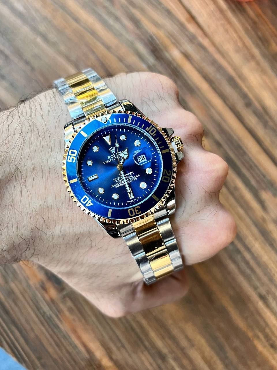 Rolex Submariner Date oysterstell and yellow gold Reference 126613LB