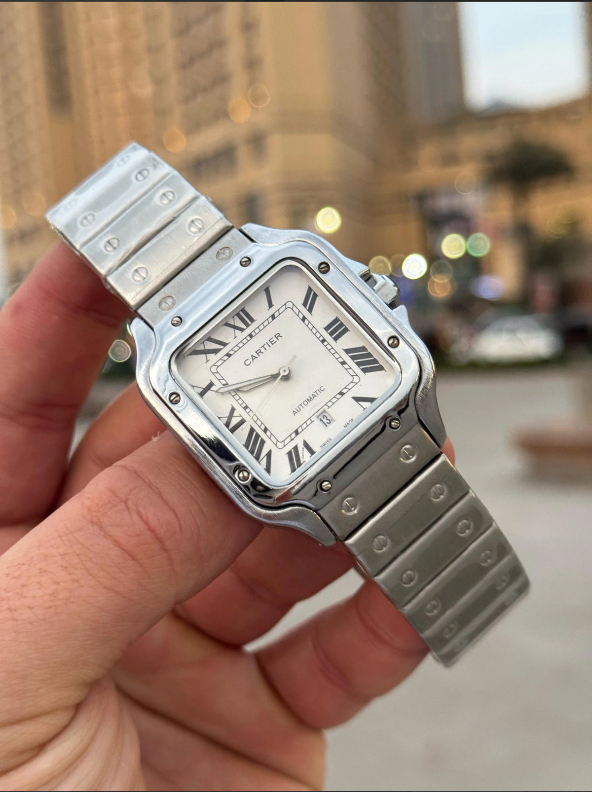 Cartier Santos De Cartier White Dial