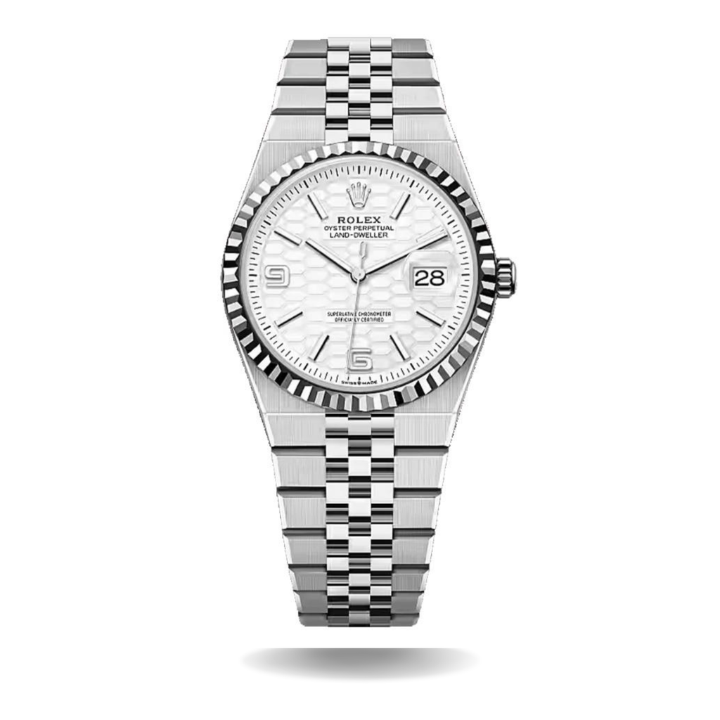 Rolex Land-Dweller Oyster steel  white