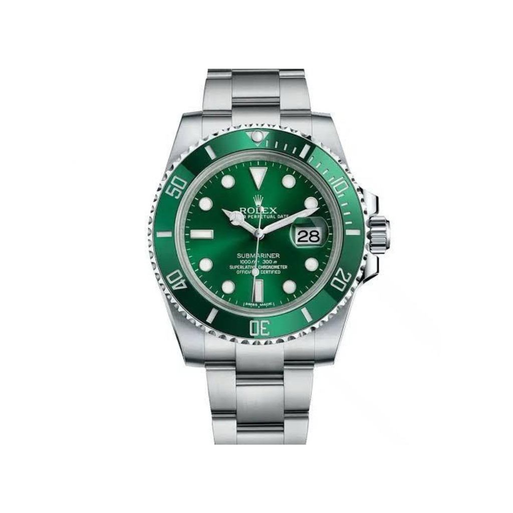 Rolex Submariner Date 116610LV 'Hulk' Stainless Steel Green Dial Men Watch