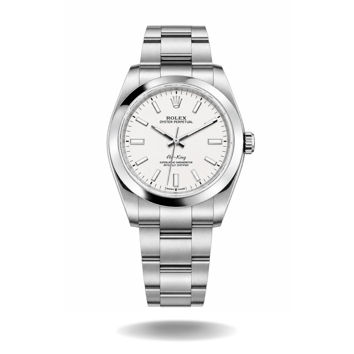 Rolex Datejust White Dial Oyster Stainless Steel Watch